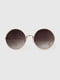 Сонцезахисні окулярі в золотій оправі | 6876058 | фото 6