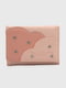 Пудрово-рожевий гаманець на кнопці | 6876064