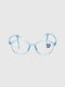 Іміджеві окуляри в синій оправі  | 6876070 | фото 3