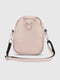 Рожевий рюкзак з екошкіри | 6876077 | фото 4