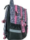 Рюкзак шкільний сірий з принтом на три відділення | 6876085 | фото 3