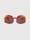 Сонцезахисні окулярі в червоно-чорній оправі | 6876090 | фото 3