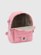Рожевий рюкзак з екошкіри | 6876117 | фото 9