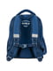Синій рюкзак з принтом і кишенями сіткою | 6876119 | фото 4