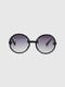 Сонцезахисні окулярі у чорній оправі | 6876122 | фото 3
