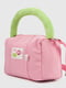 Рожева текстильна сумка  | 6876125 | фото 2