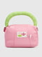 Рожева текстильна сумка | 6876125 | фото 3