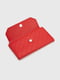 Червоний гаманець з написом, прострочений ромбами | 6876126 | фото 5