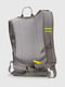 Сірий спортивний рюкзак з широкими лямками | 6876153 | фото 4