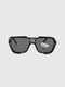 Сонцезахисні окулярі в чорній оправі  | 6876155 | фото 3