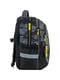 Рюкзак шкільний сірий з принтом і боковими кишенями | 6876171 | фото 3