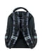 Рюкзак шкільний сірий з принтом і боковими кишенями | 6876171 | фото 4