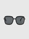 Сонцезахисні окулярі в чорній оправі | 6876174 | фото 3