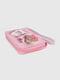 Рожевий гаманець з аплікацією “Котик та квіти” | 6876175 | фото 3