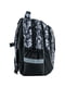 Рюкзак шкільний чорно-сірий з принтом | 6876178 | фото 3