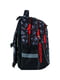 Рюкзак шкільний чорний з принтом і боковими кишенями | 6876183 | фото 3