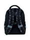 Рюкзак шкільний чорний з принтом і боковими кишенями | 6876183 | фото 5