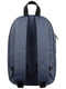 Рюкзак синій з кишенею на блискавці | 6876201 | фото 3