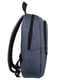 Рюкзак синій з кишенею на блискавці | 6876201 | фото 4