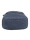 Рюкзак синій з кишенею на блискавці | 6876201 | фото 5