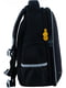 Рюкзак каркасний чорний з принтом і боковими кишенями | 6876205 | фото 6