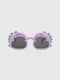 Сонцезахисні окулярі в рожево-бузковій оправі  | 6876206 | фото 3