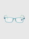 Іміджеві окуляри в бірюзовій оправі | 6876213 | фото 3
