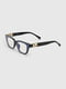 Іміджеві окуляри в чорні оправі | 6876219 | фото 4