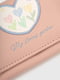 Рожевий гаманець  з квітковою аплікацією “Серце” | 6876235 | фото 5