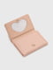 Рожевий гаманець  з квітковою аплікацією “Серце” | 6876235 | фото 6
