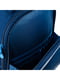Рюкзак каркасний синій з принтом і боковими кишенями | 6876237 | фото 10