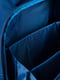 Рюкзак каркасний синій з принтом і боковими кишенями | 6876237 | фото 9