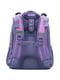 Рюкзак бузкового кольору з принтом і кишенями сіткою | 6876243 | фото 2