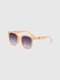 Сонцезахисні окулярі в оправі пудрового кольору | 6876260