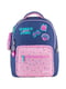 Рюкзак шкільний різнокольоровий з принтом і накладною кишенею | 6876279 | фото 2
