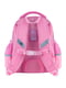Рожевий рюкзак з принтом і кишенями по бокам | 6876302 | фото 3