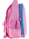 Рожевий рюкзак з принтом і кишенями по бокам | 6876302 | фото 4