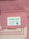 Рожевий текстильний рюкзак з накладною кишенею | 6876303 | фото 6
