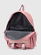 Рожевий текстильний рюкзак з накладною кишенею | 6876303 | фото 9