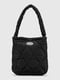 Чорна текстильна сумка | 6876306 | фото 5