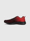 Червоно-чорні текстильні кросівки | 6876556 | фото 3