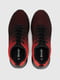 Червоно-чорні текстильні кросівки | 6876556 | фото 8
