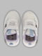 Комбіновані білі  кросівки з написом | 6876579 | фото 8