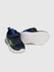 Комбіновані сині кросівки з написом | 6876587 | фото 5