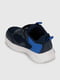 Комбіновані сині кросівки з написом | 6876587 | фото 7
