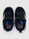 Комбіновані сині кросівки з написом | 6876587 | фото 8