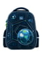 Рюкзак каркасний синій з принтом і боковими кишенями | 6876592 | фото 3