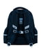 Рюкзак каркасний синій з принтом і боковими кишенями | 6876592 | фото 4