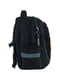 Рюкзак шкільний чорний з боковими кишенями сіткою | 6876596 | фото 3