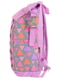 Рюкзак рожевий з принтом і просторим відділенням | 6876685 | фото 2